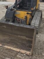 Minipala JCB 190HF vista dettaglio cingoli e benna