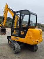 vista posteriore JCB 803 Super non girosagoma