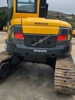 Dettaglio cingoli in ferro Volvo ECR88 Plus