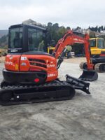 Miniescavatore KUBOTA U55-4 2019 vista posteriore in vendita a Foggia