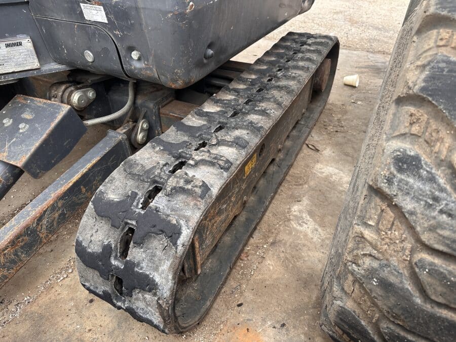 Vista cingolo sinistro in gomma IHIMER VXT19