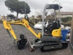 Miniescavatore Wacker Neuson EZ17 girosagoma vista laterale sinistro