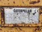 targhetta benna CATERPILLAR 311CU