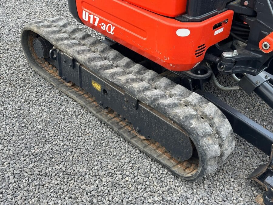 Kubota U17-3a 2020 con carro regolabile e attrezzature complete