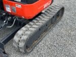 Kubota U17-3a 2020 dettaglio cingolo in gomma