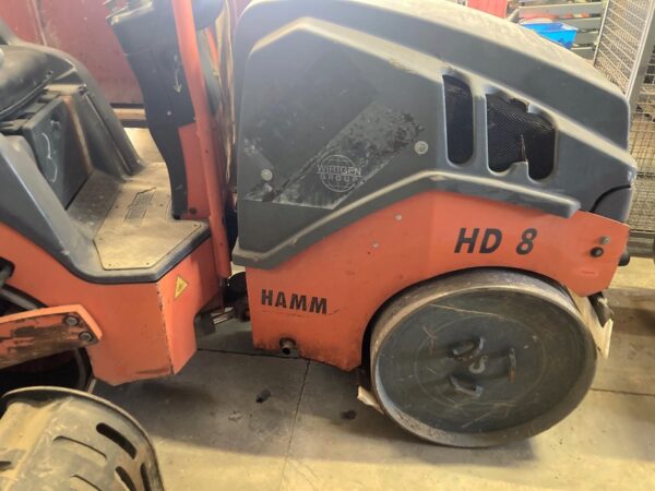 Vista rullo anteriore filo mulo HAMM HD8