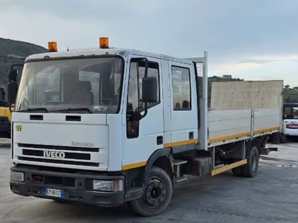 Iveco Eurocargo 8015 vista laterale sinistra cassone