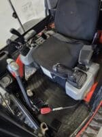 Cabina climatizzata escavatore Kubota U35-3a3 interno operatore