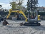 Pelle Wacker Neuson ET65 avec godet de terrassement