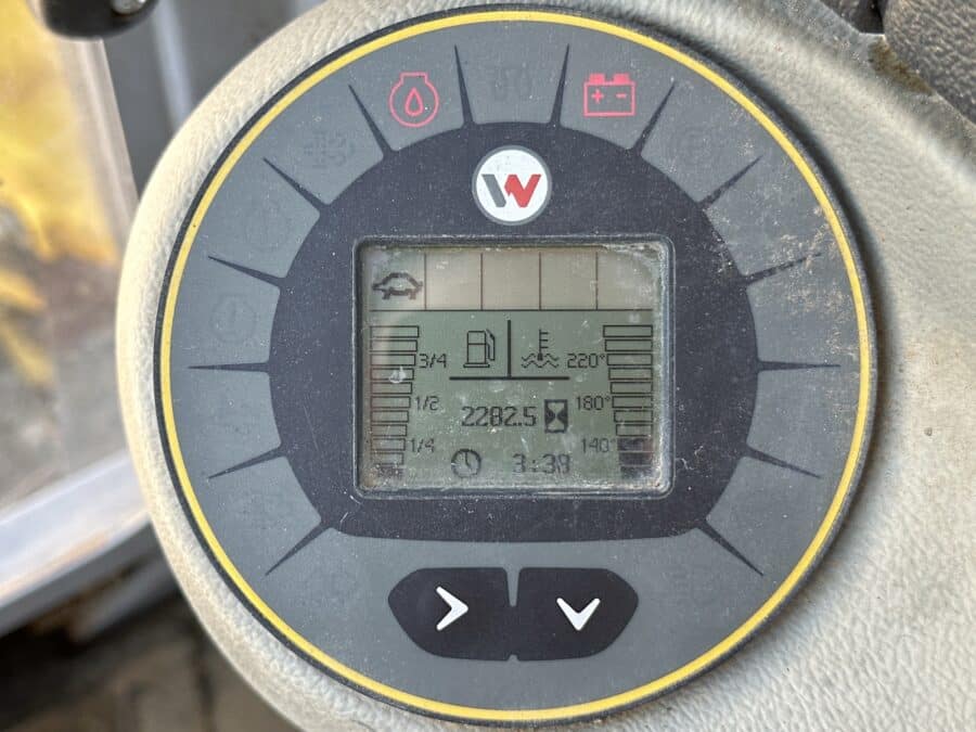 Wacker Neuson EZ53 dettaglio display multifunzione