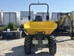 Vista frontale dumper Wacker Neuson 1501S con cassone