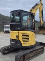 mini escavatore girosagoma zero Yanmar VIO38