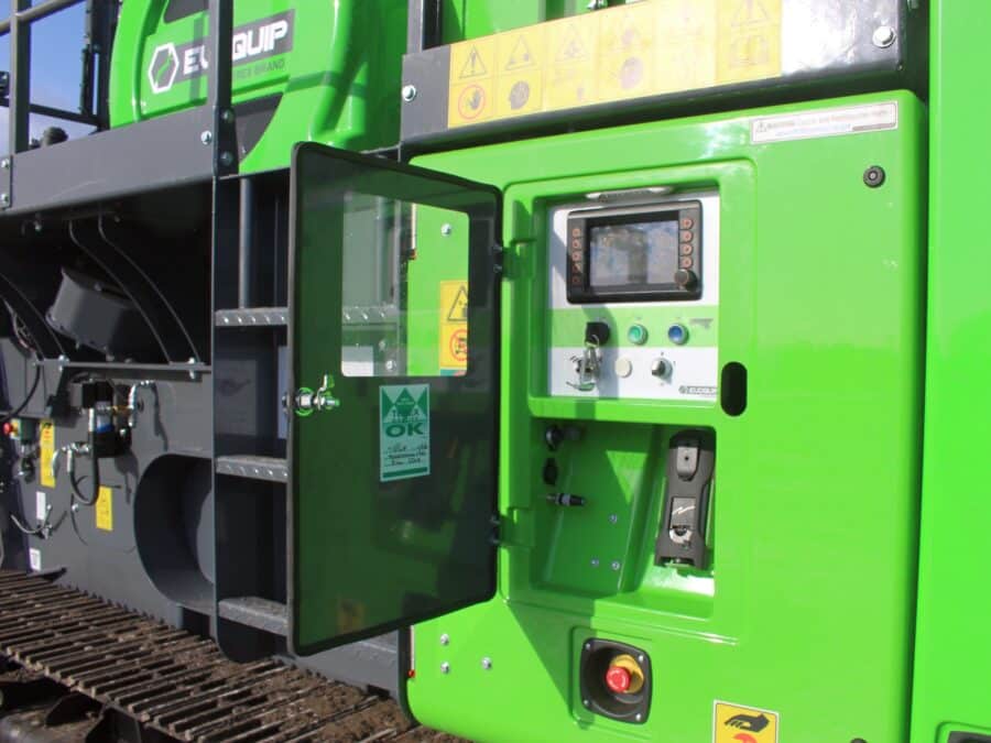 EvoQuip Bison 220R vista comandi operatore