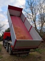 Cassone ribaltabile Scania 420 vista interna