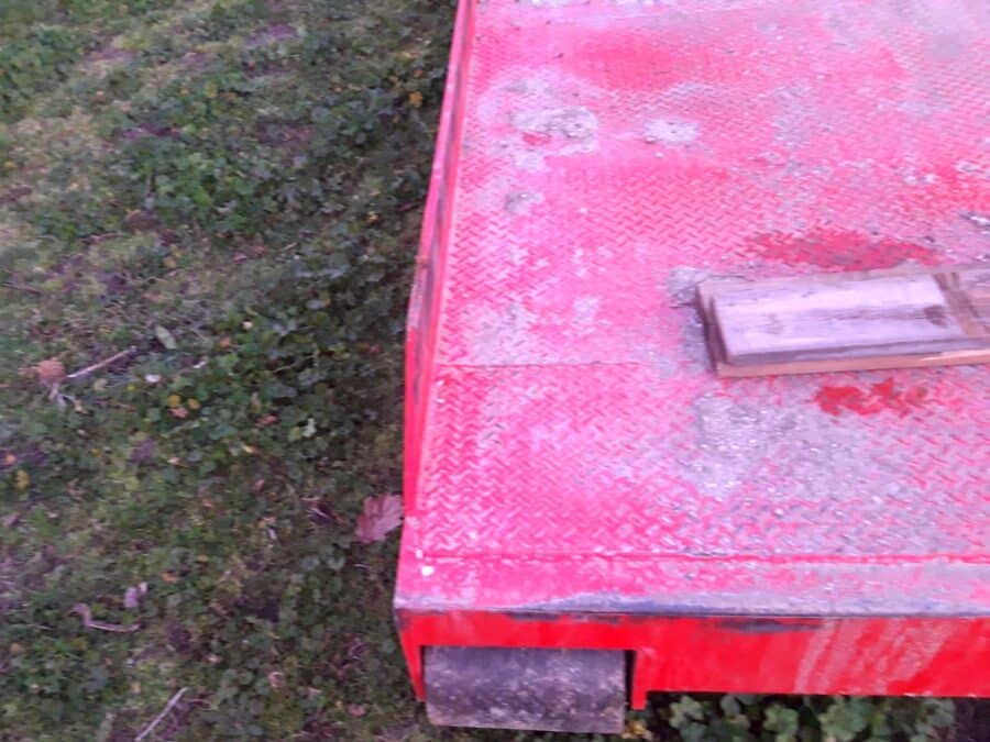Scania 420 dettaglio rulli pedana caricabile