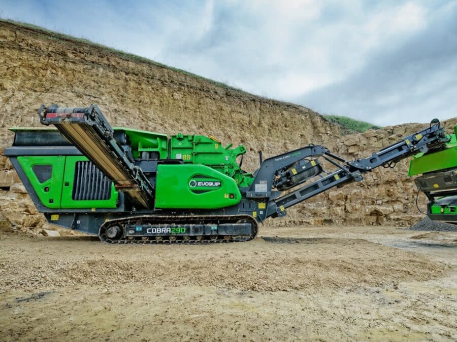 Instalacja krusząca EVOQUIP z recyrkulacją materiału
