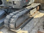 Orugas de goma de excavadora Wacker Neuson EZ50 vista lateral del carro