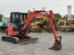 Kubota U36-4 escavatore usato vista laterale completa