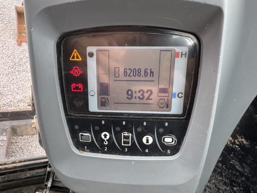 Display digitale ore lavoro escavatore Kubota