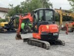 Miniescavatore Kubota compatto giro sagoma vista completa