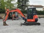 Miniescavatore Kubota U36-4 profilo sinistro