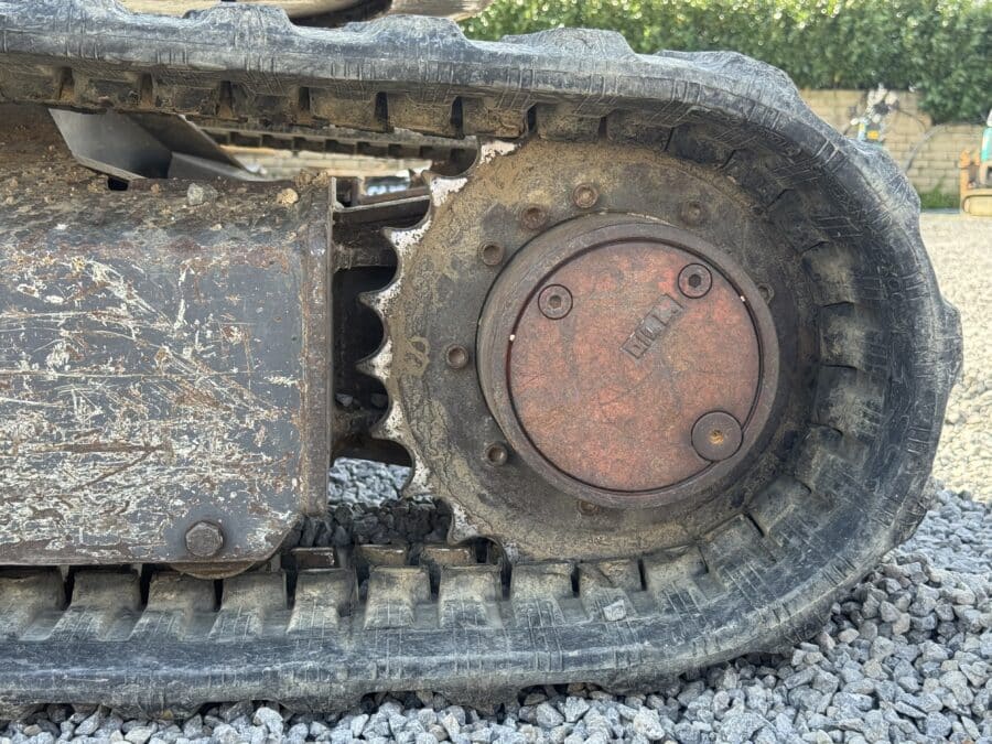 New Holland E35.2SR dettaglio motoriduttore cingolo sx
