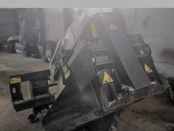 Ruota da scavo Simex RW500 montata su minipala