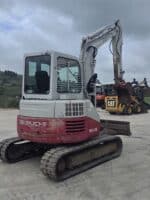 Takeuchi TB153 dettaglio carro cingoli in gomma