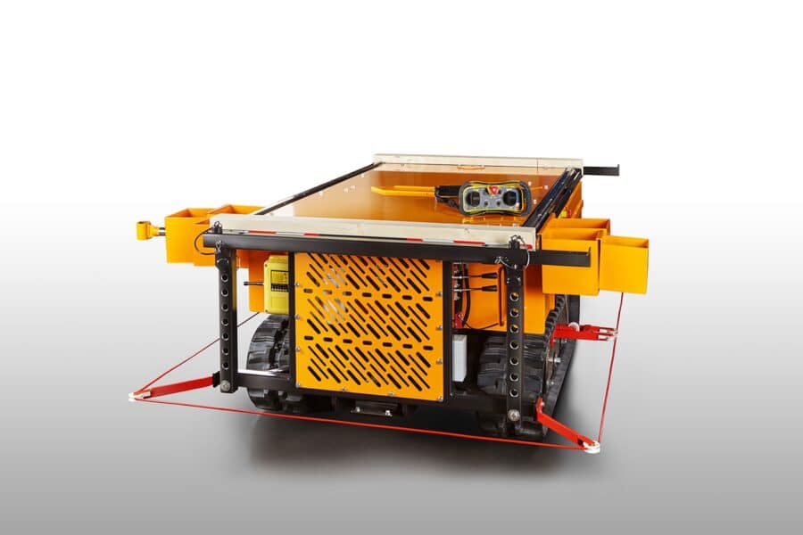 Turchi carretto portapali lato frontale con griglia protezione