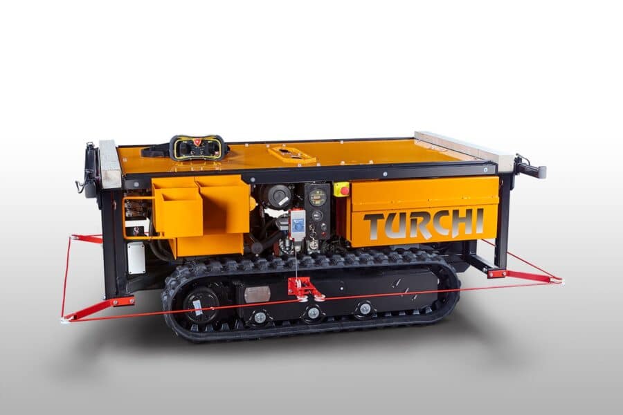 Turchi carretto portapali vista laterale completa