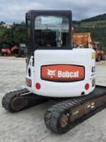 Vista posteriore miniescavatore BOBCAT 430 FAST TRACK girosagoma usato