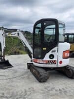 Parte posteriore BOBCAT 430 FAST TRACK con carro fisso e cingoli in gomma